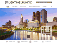 Tablet Screenshot of lighting-unlimited.com